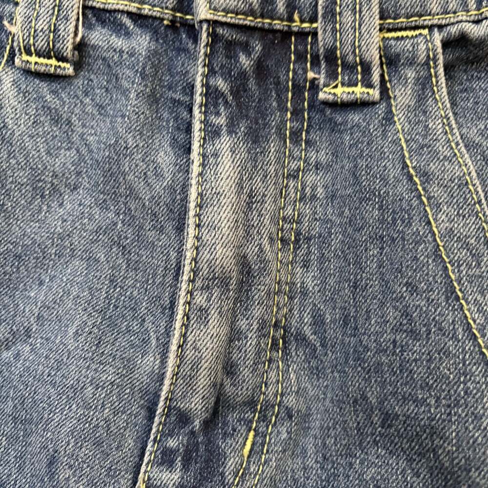 BDG Urban Outfitters Kayla Mid Rise Cargo Jeans Blue Denim Size 26 - Picture 4 of 7